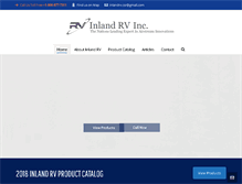 Tablet Screenshot of inlandrv.com